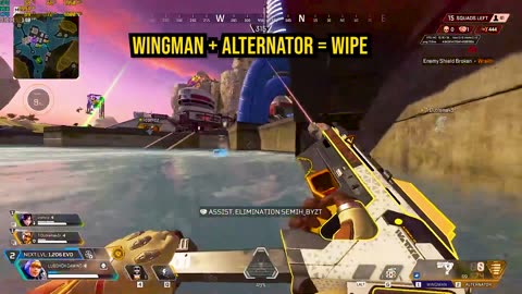 Wattson HOT DROP Clean-Up in Storm Point with Wingman & Alternator 💥 | Apex Legends