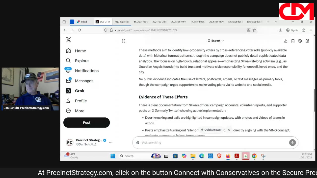 Precinct Strategy Grok: Blame New York Republicans for Sliwa's loss. Dan Schultz October 31 2025