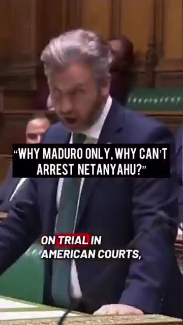 "WHY MADURO ONLY, WHY CAN'T ARREST NETANYAHU?"