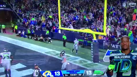 Seahawks RB #9 Kenneth Walker III TD 🏈55yds