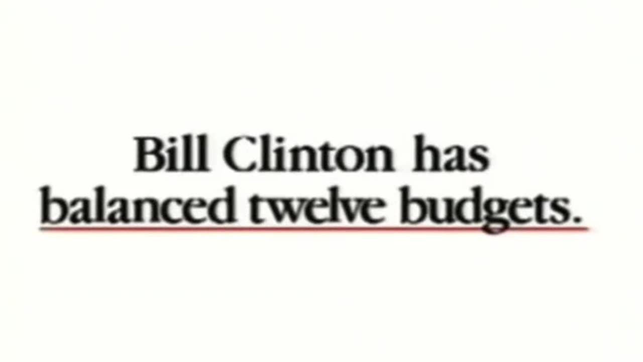 ICYMI: 1992 Bill Clinton ad: End welfare as we know it, death penalty, low taxes, cut spending