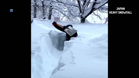 Une tempête de neige d'une ampleur sans précédent frappe le Japon