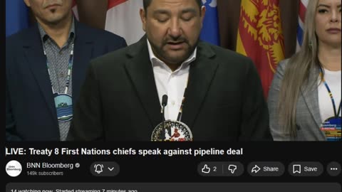 Treaty 8 First Nations chiefs speak against pipeline deal