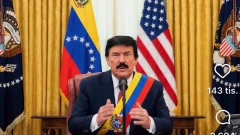 Donaldo Trump el presidente de Venezuela