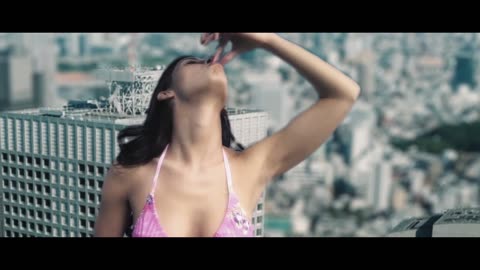 Giantess Vore - Giant woman destroy city , feet crush