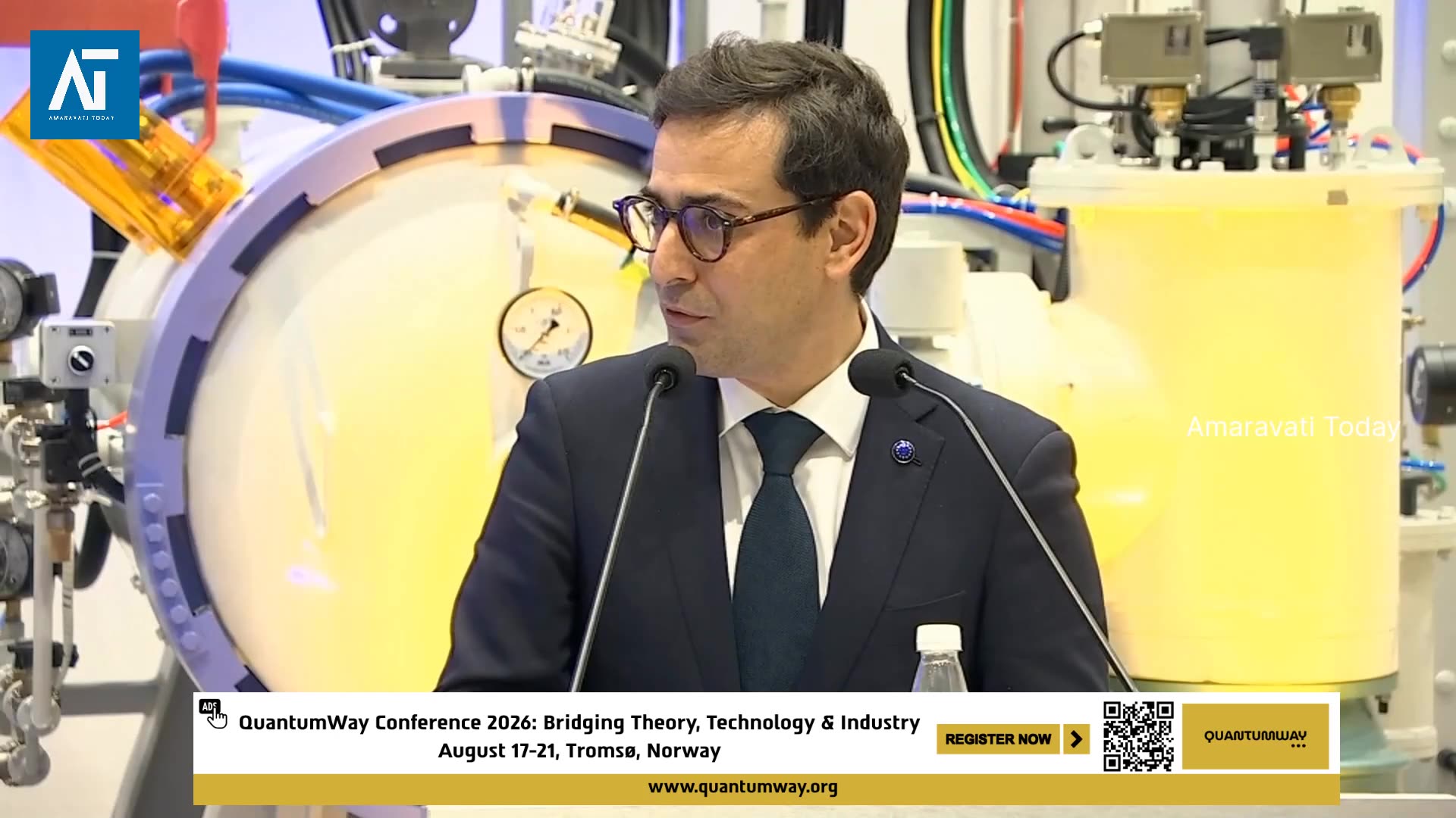 EU’s Stéphane Séjourné Visits Estonia’s NEO Magnet Plant | Joint Press Briefing | Amaravati Today