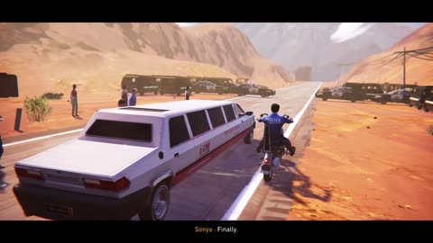 Wait... what was happening to the protesters in this scene?
