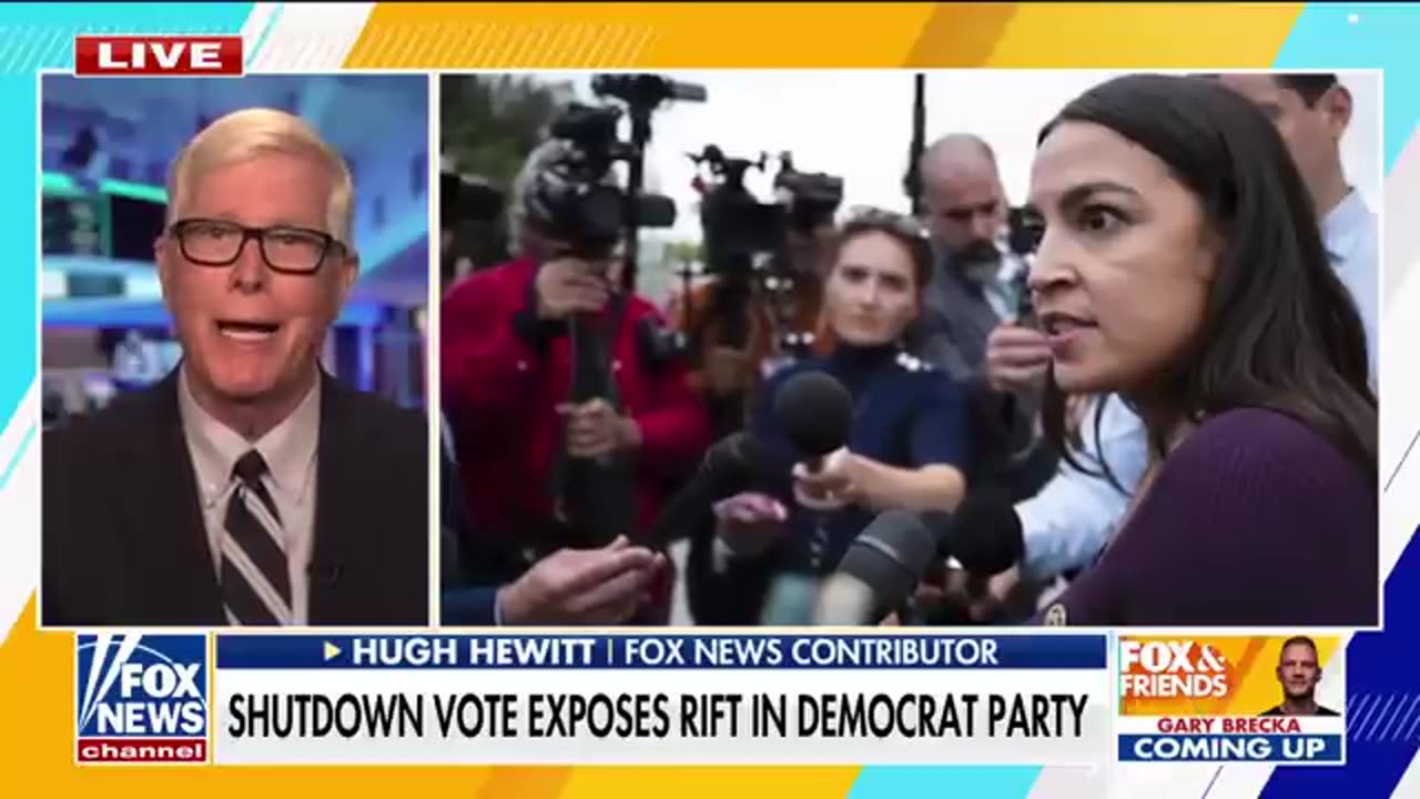 Only ONE Democrat was helped by shutdown_ Hugh Hewitt