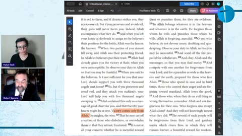Exploring the Quran Surah Imran | Hatun Tash | Robert Spencer | surah 3:95-145