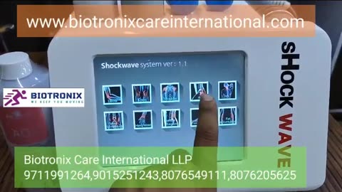 Shockwave Therapy Electromagnetic Touch Screen Model Clinical Type ESWT Radiak Type