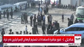 The release of the hostages has begun. The Red Cross has joined Hamas