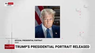 Sky News Australia - Donald Trump’s presidential portrait released