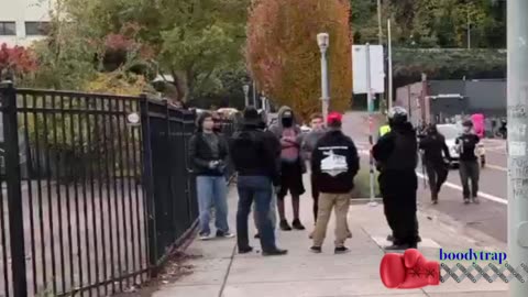 Portland Zionist Open Borders ICE Protest 11/1/25