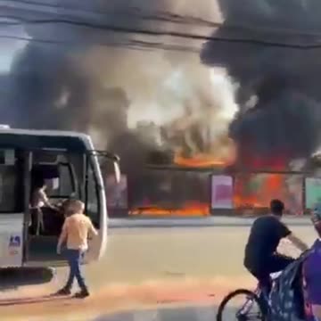 An Aircraft Collided with a Bus on a Busy Road in Sao Poulo 😳🥲✈️