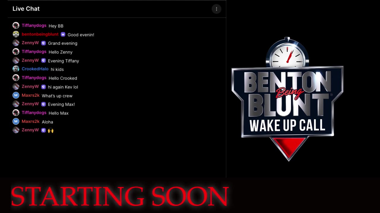 Benton Being Blunt "Sunday Night Shakedown"