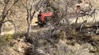 😂🚜 Wait For The Disaster! Regretting Going Downhill With The Tractor | FunFM