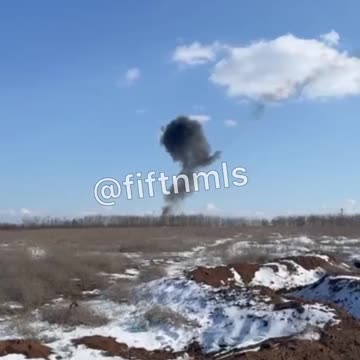 Russians Shot Down a Ukrainian Kamikaze UAV