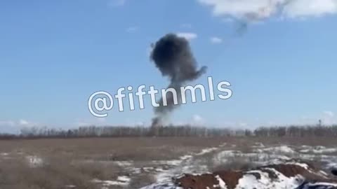 Russians Shot Down a Ukrainian Kamikaze UAV