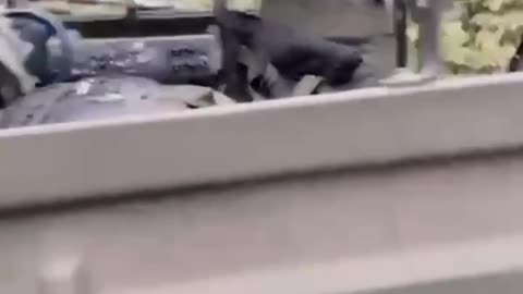 What's Left of a Russian 4×4 After Drone Strike