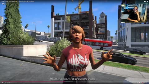 reacting to THE INSECURE BOYFRIEND 😂 GTA 5 Skit ( by ITSREAL85VIDS)