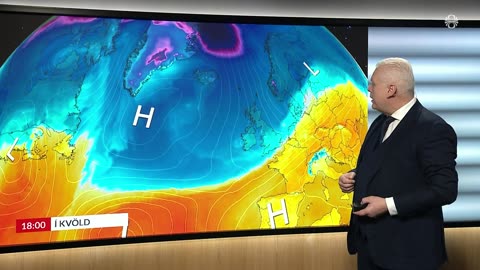 TV Weather Clip From Iceland - January 1, 2025