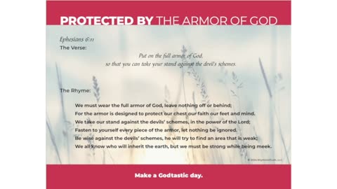 "Protected by the Armor of God: Ephesians 6:11