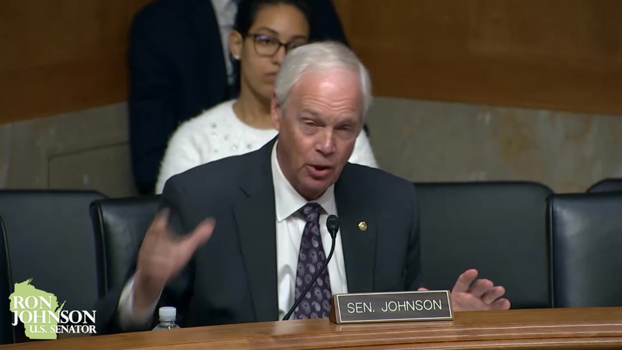 Senator Ron Johnson in HSGAC Hearing 2.10.26