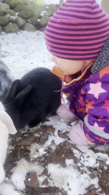 Baby Kayla Wants to Eat Bunny Food 😂🐰 (Too Funny)