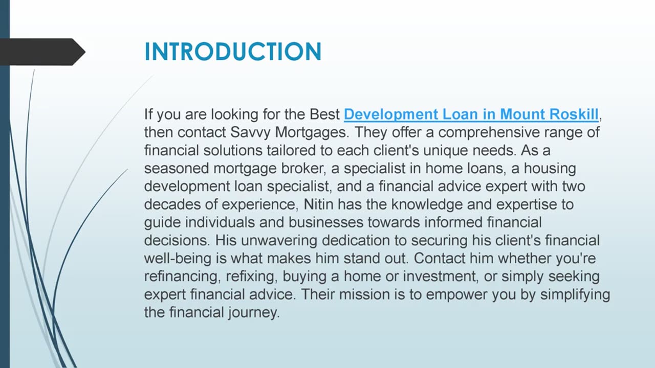 Best Development Loan in Mount Roskill