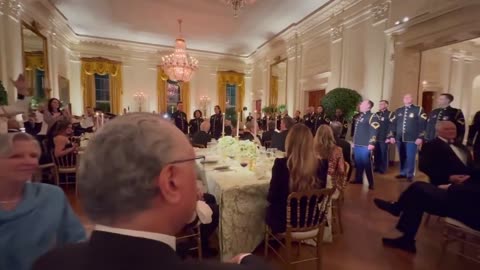 National Governor's Dinner, a Military Choir with a grand performance from Les Misérables