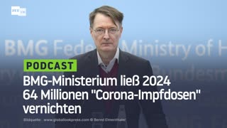 BMG-Ministerium ließ 2024 64 Millionen "Corona-Impfdosen" vernichten