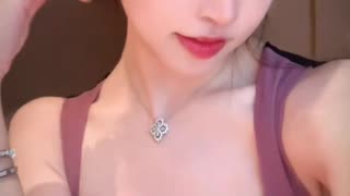 Sensual Purple Attire Tempting Photo Pose | Daily Beauty EP 1307