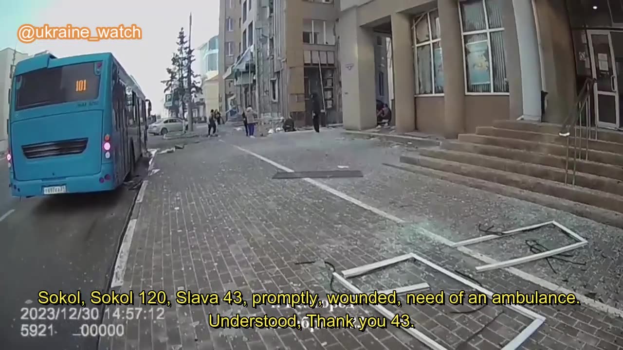 Belgorod. Ruthless Ukrainian attack on civilians during New Year's Eve.