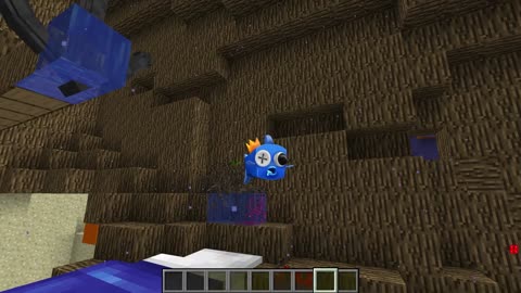 00 DAYS Living as a RAINBOW FISH 🌈🐟 in Minecraft – Ocean Survival!