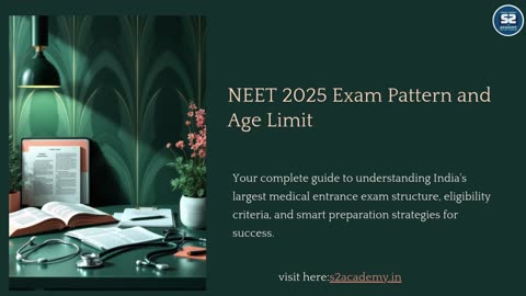 NEET 2025 Exam Pattern and Age Limit – What You Must Know