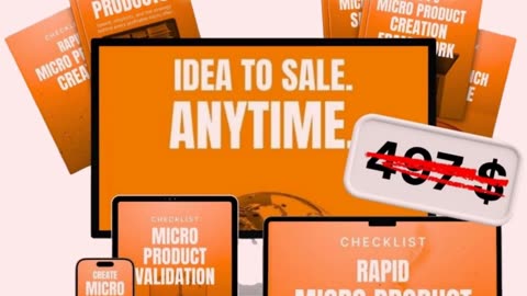 From Idea to Sale. Anytime. - Special Offer