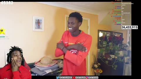 IShowSpeed was shocked when he met the slow-motion guy during his talent show 😭