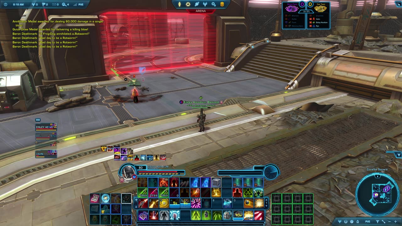 SWTOR PVP Corellia Square Finally a WIN!