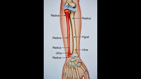 Forearm bone 3D Animation #3dmedico #medical #health
