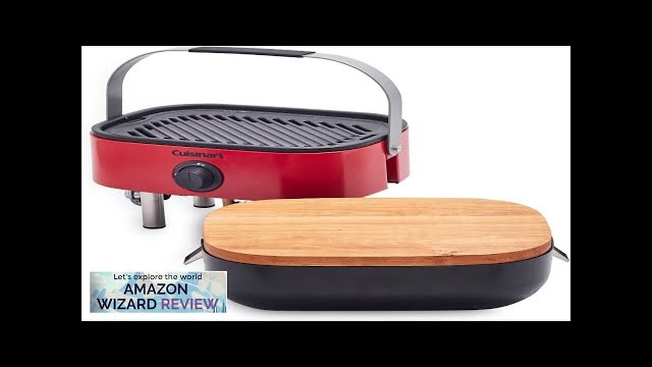 Cuisinart CGG-750 Portable Venture Gas Grill Red Review