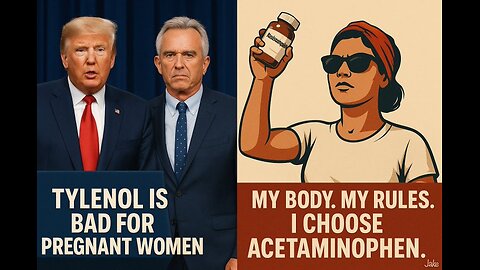 PREGNANT LIBERAL SELF-YEETS ☠ AFTER TRUMP TYLENOL ANNOUNCEMENT