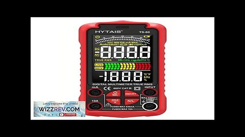 HYTAIS TS-60 Digital Multimeter 6000 Counts High Precision Rechargeable Battery Live Wire Review