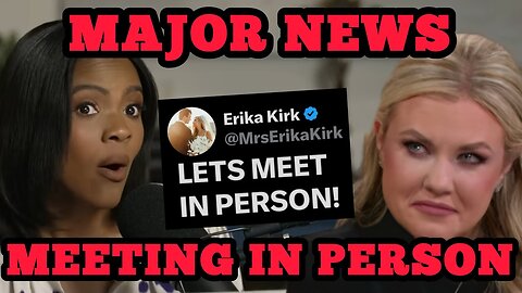 Candace Owens Makes MASSIVE ANNOUNCEMENT Plans to MEET ERIKA KIRK IN PERSON