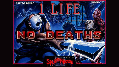 Splatterhouse (Arcade) Longplay - 1 Life (4k 60fps)