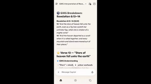 Revelation 6:13-14 GMS Breakdown & precepts