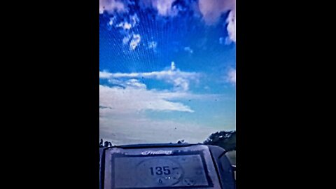 The Sky we see is not real. The grid lines are lights .