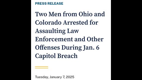 Four years later the FBI continues to make arrests related to the Jan 6 capital riot