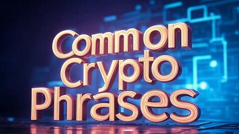 Crypto Phrases You Should Know!