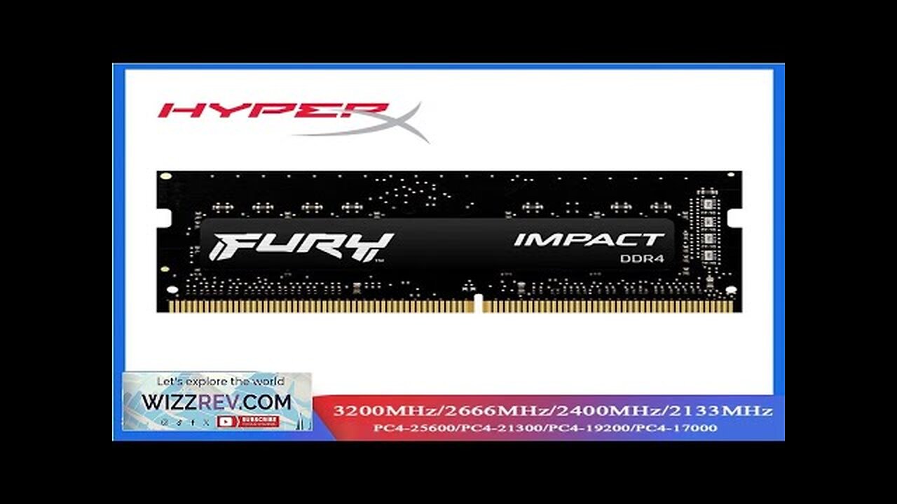 Hyperx FURY Impact DDR4 RAM 16GB 8GB 3200MHz 2400MHz 2666MHz SODIMM Memory Review