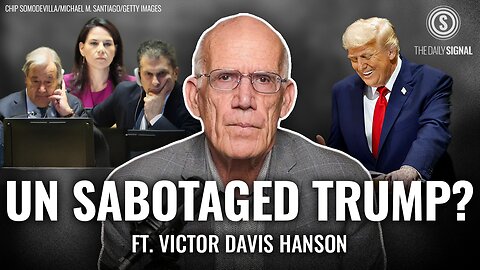 Victor Davis Hanson: Silenced at the UN? Trump Faced Broken Escalator, Teleprompter Outage, and More 
